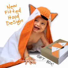 2017 new design 100% organic bamboo 500gsm high quantity Baby Hooded Towel for Girls & Boys - Antibacterial & Hypoallergenic